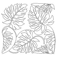 jungle leaf 002 sq